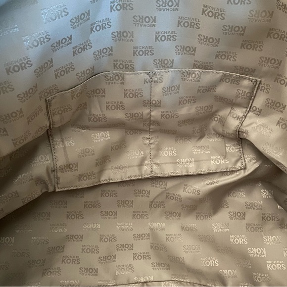 Michael Kors Extra-Large Studded Leather Weekender Bag. - Picture 15 of 16